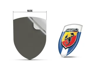 Fiat Abarth Business Labels Stickers Limited Design Minimal